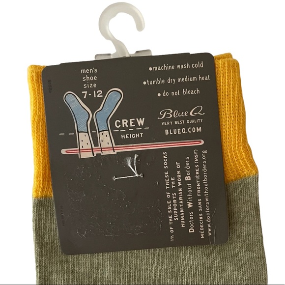 Blue Q Corn Hole Crew Socks Men’s Shoe Size 7-12 - Picture 4 of 4